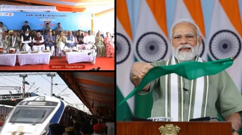 Rajasthan got its First 'Vande Bharat Express Rajasthan got its First 'Vande Bharat Express