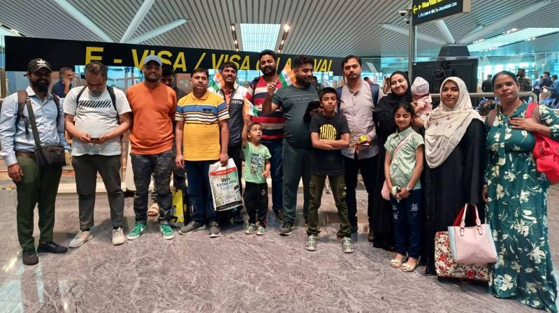 Another flight carrying 362 Indians from Sudan reached Bangalore under Operation Kaveri Another flight carrying 362 Indians from Sudan reached Bangalore under Operation Kaveri