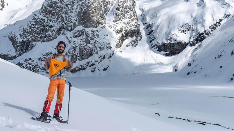 Sikh Trekker Amanpreet Singh