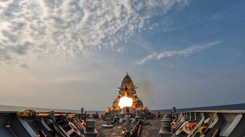 Indian Navy test-fires BrahMos supersonic cruise missile