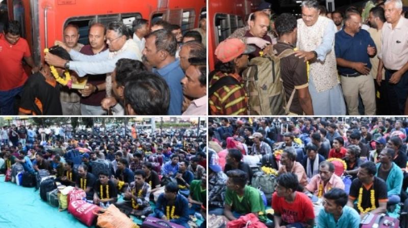 184 Fishermen Reach Gujarat After Release From Pakistani Jail 184 Fishermen Reach Gujarat After Release From Pakistani Jail