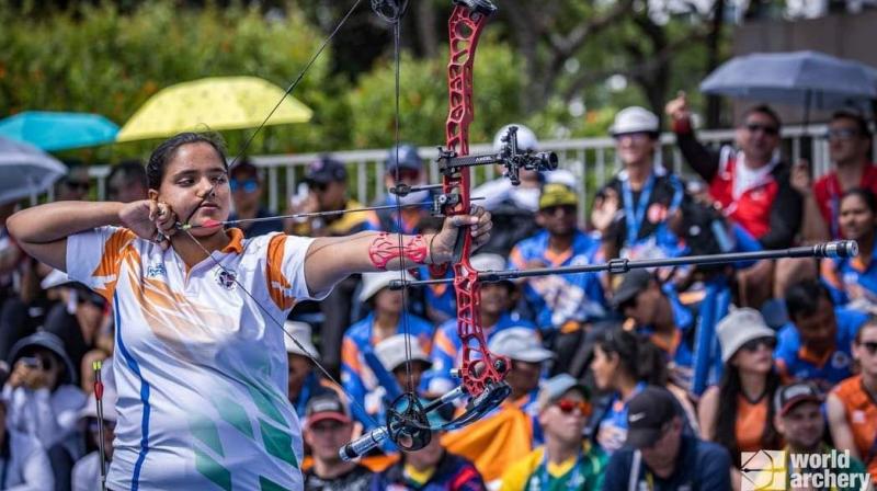 Archer Avneet Kaur of Punjab won the bronze medal in the World Cup Archer Avneet Kaur of Punjab won the bronze medal in the World Cup