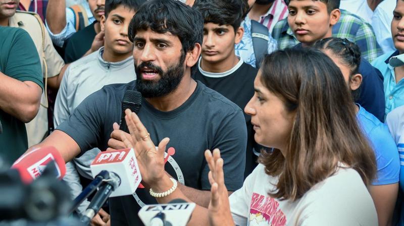 bajrang Punia & Vinesh Phogat