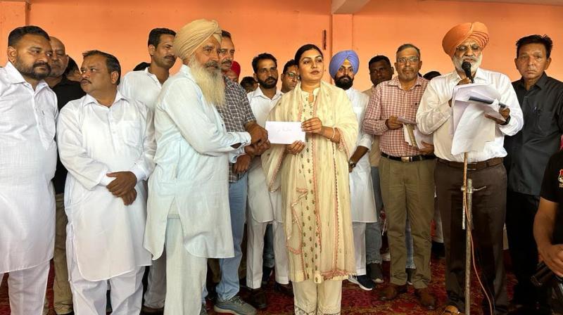 Cabinet Minister Anmol Gagan Maan releases grants of Rs.83 lakh to the villages of Kharar Constituency for various development works