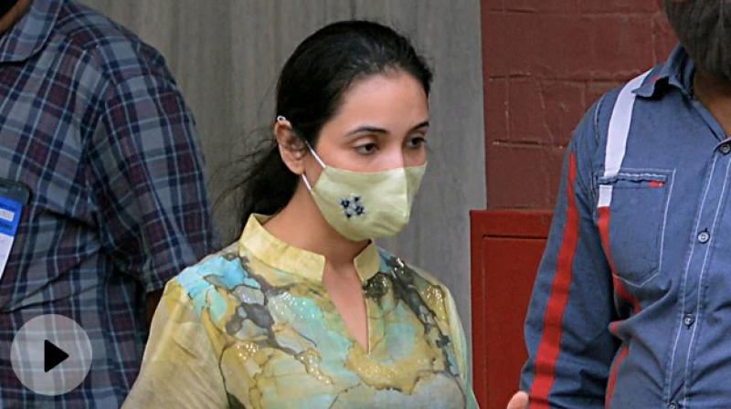 Senior TMC leader Abhishek Banerjee's wife Rujira Senior TMC leader Abhishek Banerjee's wife Rujira