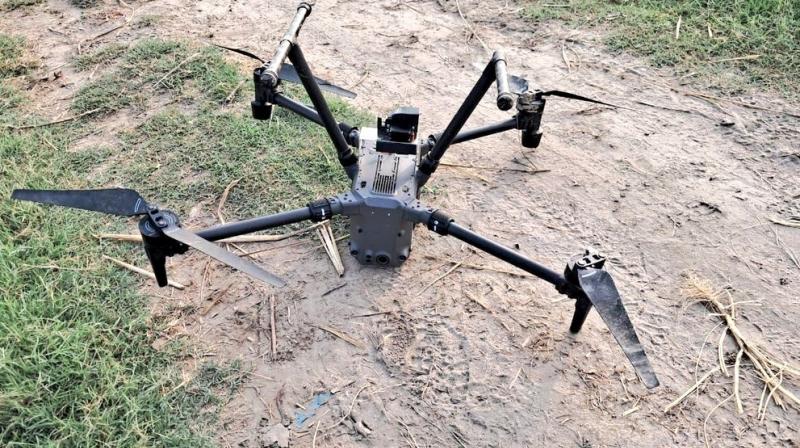 drone recovered by BSF drone recovered by BSF