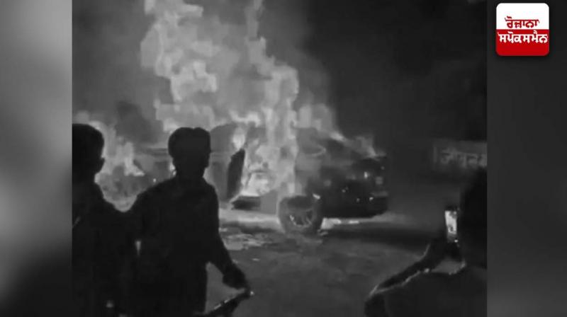 BMW catches fire! BMW catches fire!