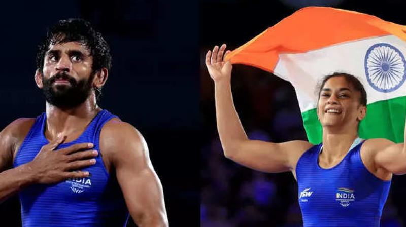 Bajrang Punia, Vinesh Phogat