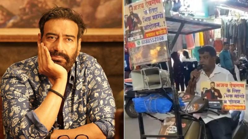 'Bheek Maango Andolan': Upset With Ajay Devgn's Online Gaming Ad, Nashik Man Begs On Street To Collect Money For Actor 'Bheek Maango Andolan': Upset With Ajay Devgn's Online Gaming Ad, Nashik Man Begs On Street To Collect Money For Actor