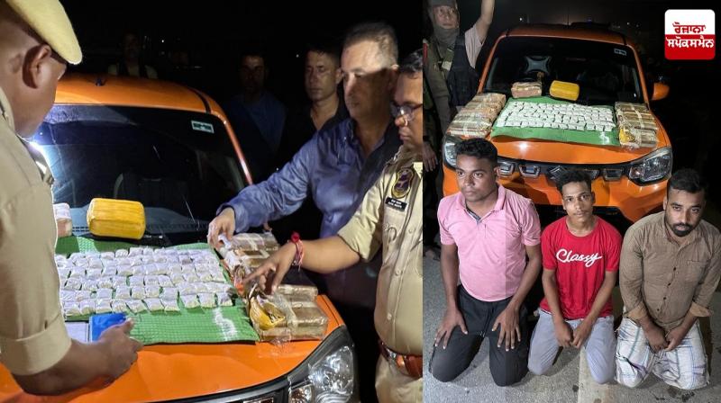 Assam: Three persons arrested with 2.5 kg heroin, 1 lakh yaba tablets