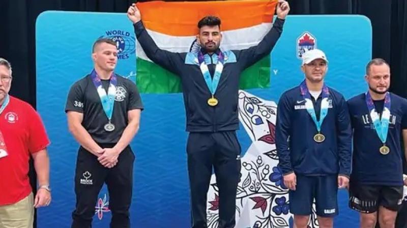 World Police Games: ASI of Punjab Police and wrestler Vishal Rana won  gold