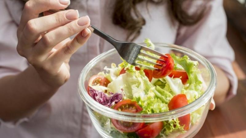 Salad in summer is very beneficial for health 