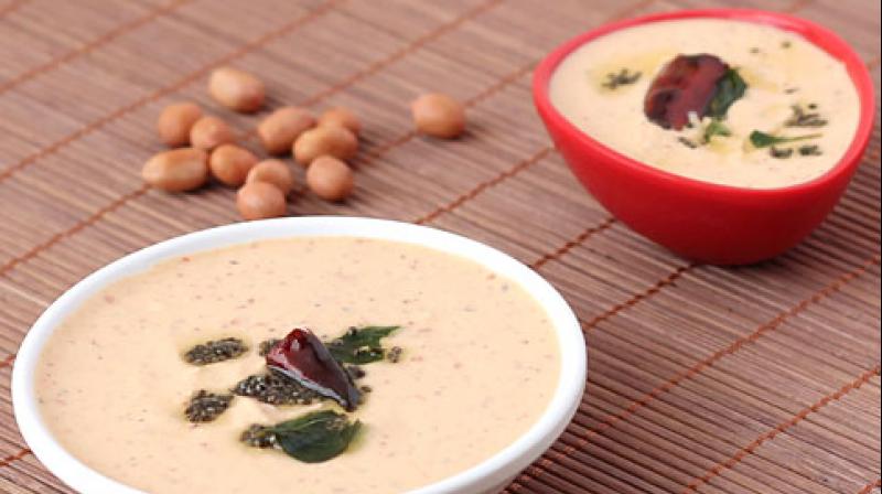 Peanut chutney Recipe