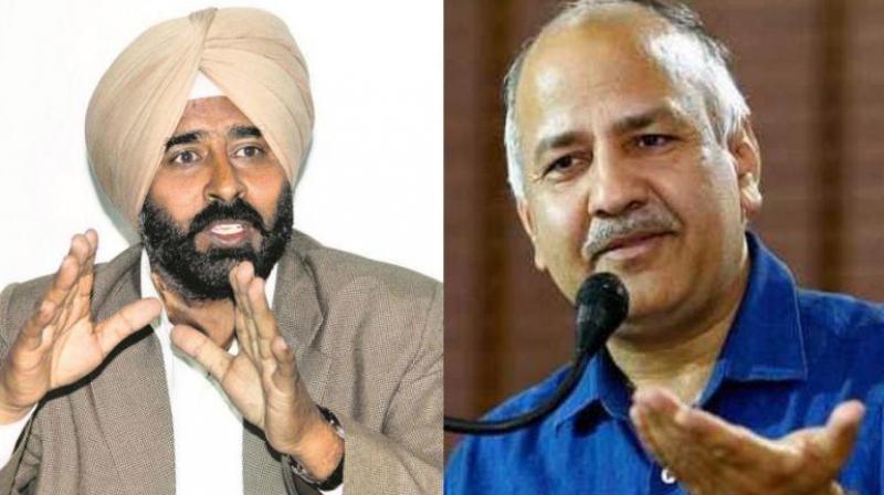 Manish Sisodia and Pargat Singh