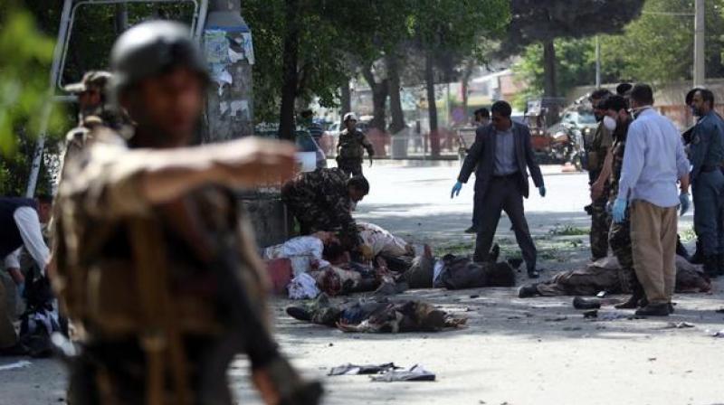 Bomb blast in Afghanistan Bomb blast in Afghanistan