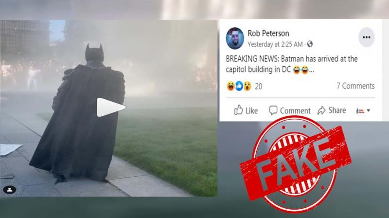 Video of ‘Batman’ at Floyd Protests Revived Amid US Capitol Siege Video of ‘Batman’ at Floyd Protests Revived Amid US Capitol Siege