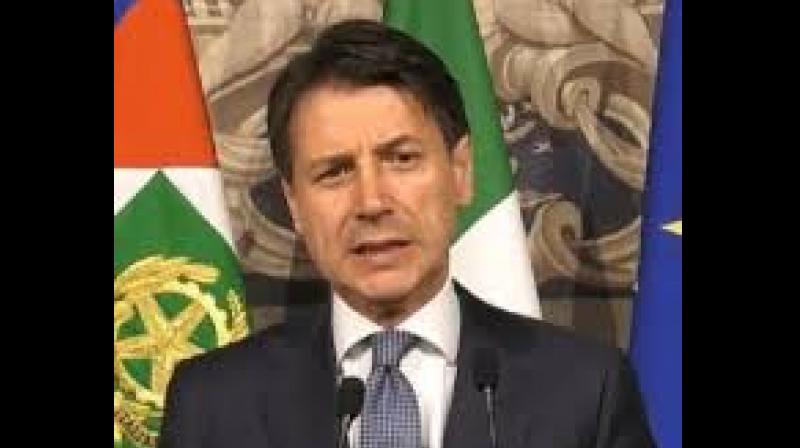 Giuseppe Conte Italian PM Giuseppe Conte Italian PM