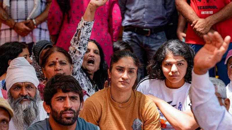 Sakshi Malik challenges Brij Bhushan Sharan Singh to undergo Narco test Sakshi Malik challenges Brij Bhushan Sharan Singh to undergo Narco test