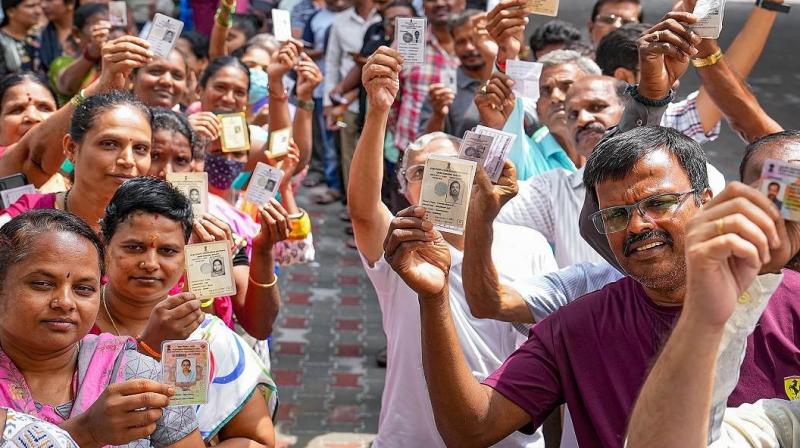 Voting concludes in Karnataka; 65.69% voter turnout recorded till 5 pm Voting concludes in Karnataka; 65.69% voter turnout recorded till 5 pm