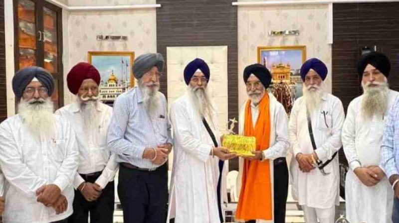 ISRO Scientist Mahendra Pal Singh at Sri Darbar Sahib ISRO Scientist Mahendra Pal Singh at Sri Darbar Sahib