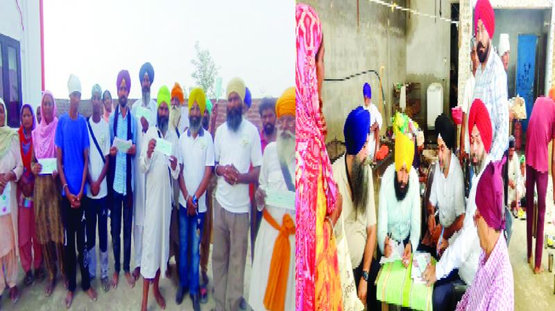 Mumbai Sikh Sangat help 3 flood affected villages of Ferozepur Mumbai Sikh Sangat help 3 flood affected villages of Ferozepur