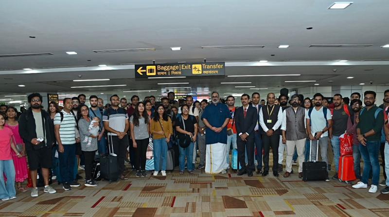 Operation Ajay: Flight carrying 212 Indians from Israel lands in Delhi