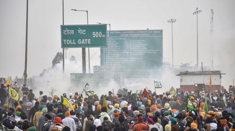 Farmers’ protest: Patiala DC objects to Haryana dropping tear-gas shells in Punjab