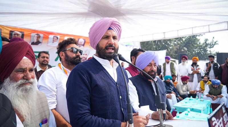 Amarinder Singh Raja Warring addressed the meeting of workers in Maur constituency Amarinder Singh Raja Warring addressed the meeting of workers in Maur constituency