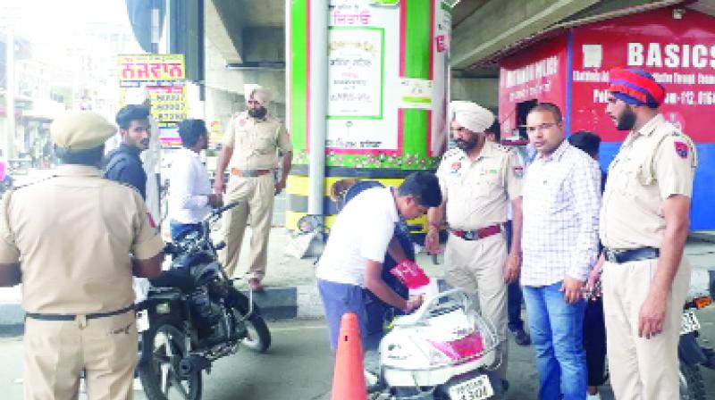 Police Cutting Challan