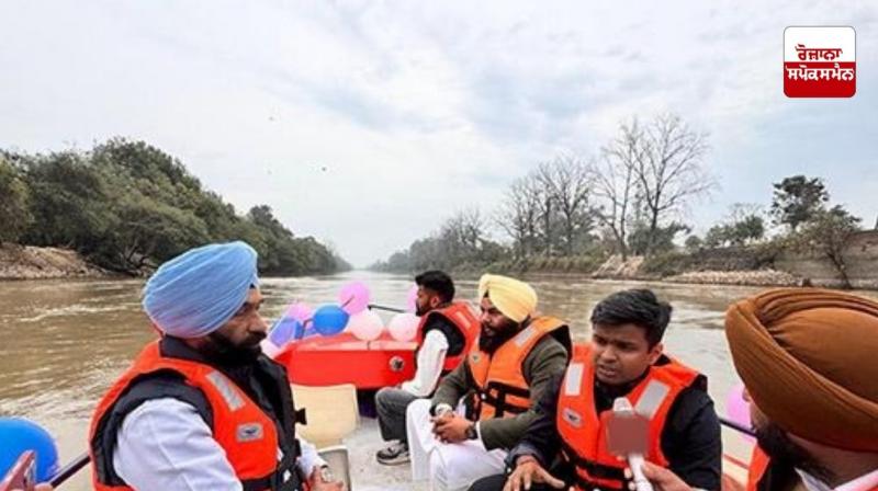 Beginning of boating at Sirhind canal News in punjabi Beginning of boating at Sirhind canal News in punjabi