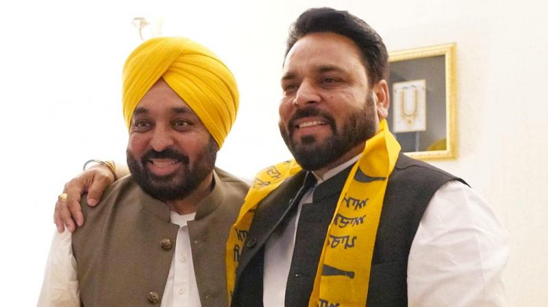 Rakesh Suman, BSP candidate from Hoshiarpur joins aap Rakesh Suman, BSP candidate from Hoshiarpur joins aap