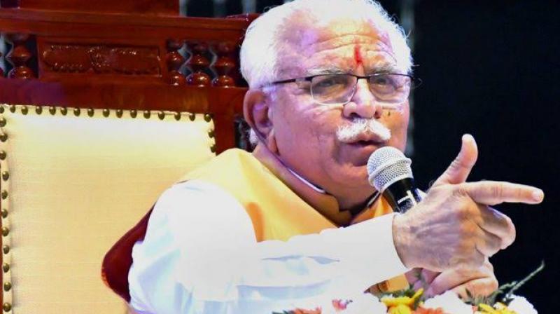 Haryana CM Khattar Haryana CM Khattar