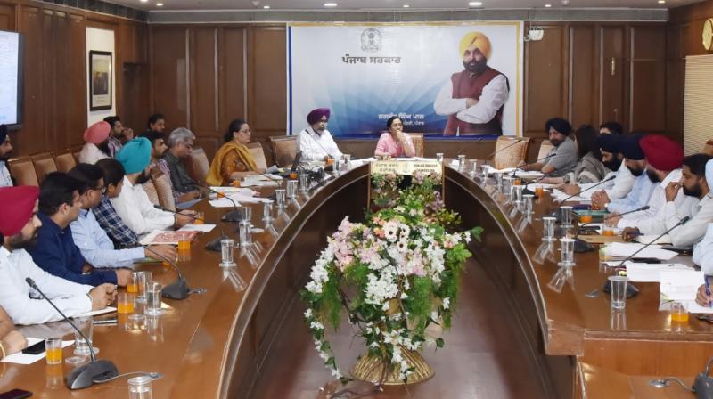 Dr. Baljit Kaur held a review meeting with Additional Deputy Commissioners and NGOs Dr. Baljit Kaur held a review meeting with Additional Deputy Commissioners and NGOs