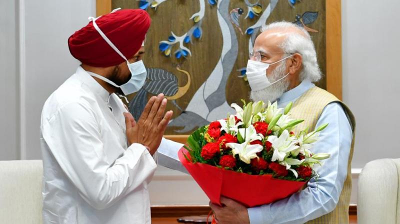 CM Charanjit Channi and PM Modi