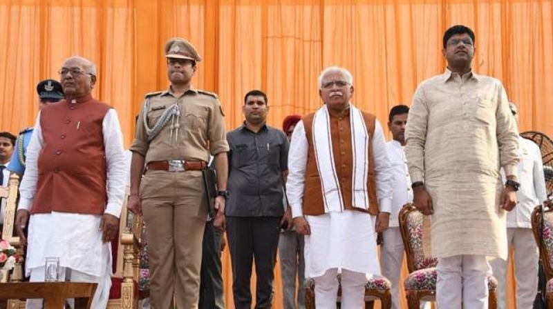 Haryana's new minister will take oath today Haryana's new minister will take oath today
