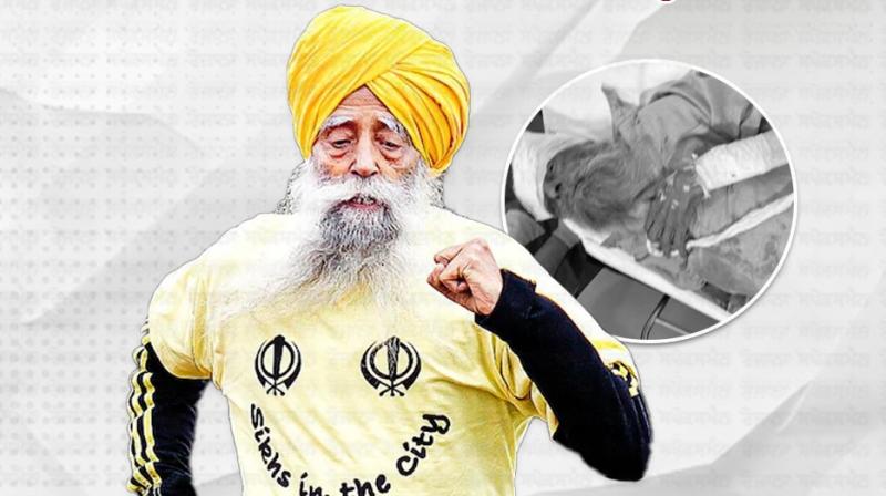 NRI Amritpal arrested for hitting elderly runner Fauja Singh NRI Amritpal arrested for hitting elderly runner Fauja Singh