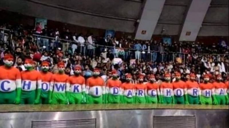 Slogans 'Chowkidar Chor Hai' in Jaipur match!