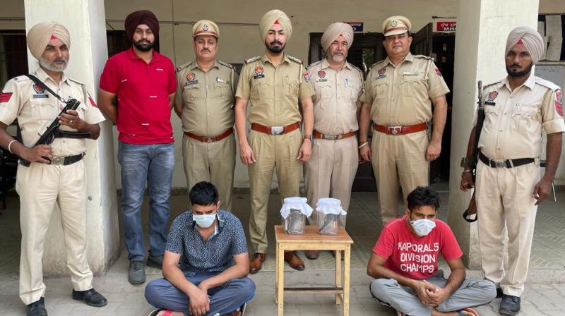 Two gangsters belonging to Loresh Bishnoi and Goldie Brar gang arrested in Mohali Two gangsters belonging to Loresh Bishnoi and Goldie Brar gang arrested in Mohali