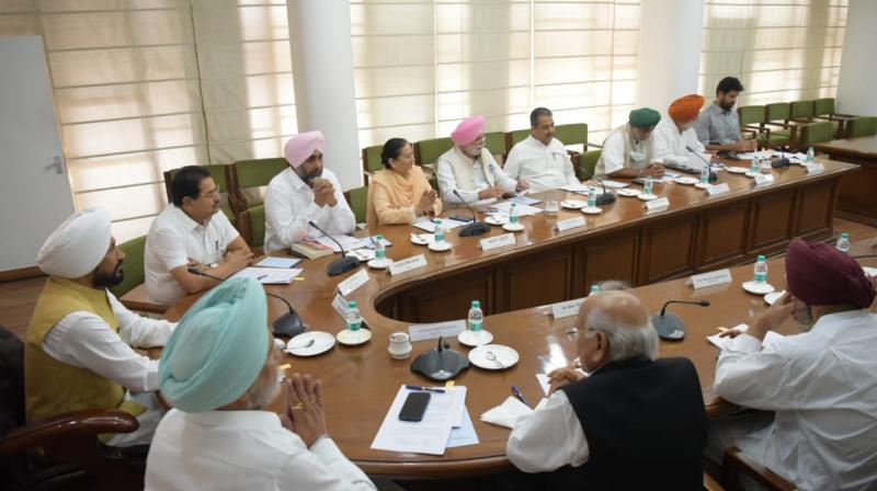 Punjab Cabinet Meeting Punjab Cabinet Meeting