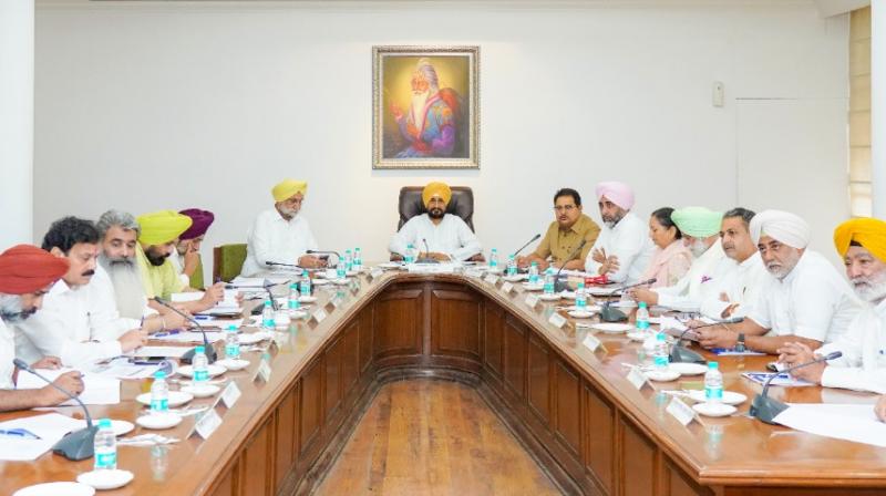 Punjab Cabinet meeting Punjab Cabinet meeting