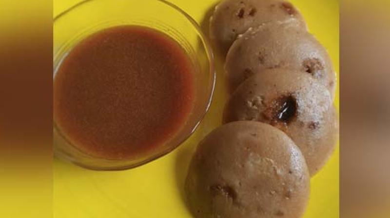 Bnana Coconut Idli 