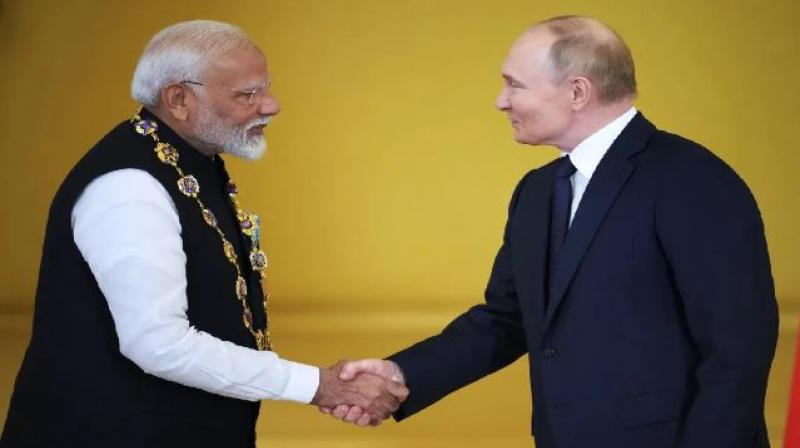 Vladimir Putin and PM Narendra Modi Vladimir Putin and PM Narendra Modi