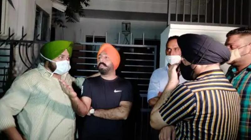 Vigilance raid on former DGP Sumedh Saini's house Vigilance raid on former DGP Sumedh Saini's house