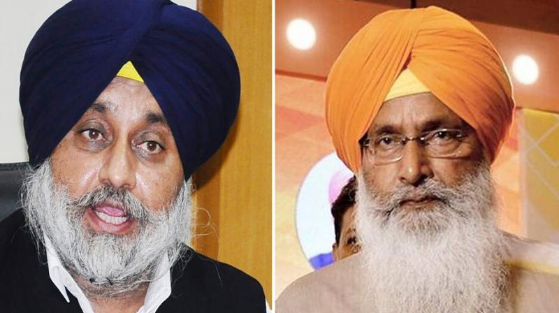 Sukhbir Singh Badal and Sukhdev Singh Dhindsa Sukhbir Singh Badal and Sukhdev Singh Dhindsa