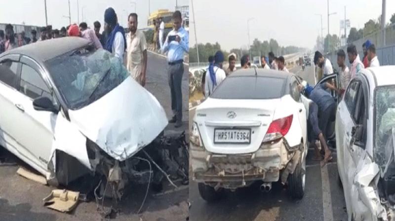 Terrible accident on Chandigarh-Bathinda National Highway, Terrible accident on Chandigarh-Bathinda National Highway,