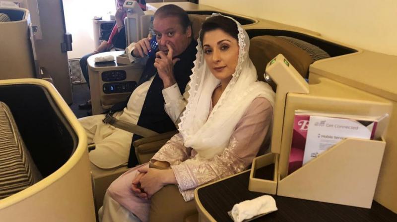 Nawaz Sharif And Maryam Nawaz Nawaz Sharif And Maryam Nawaz