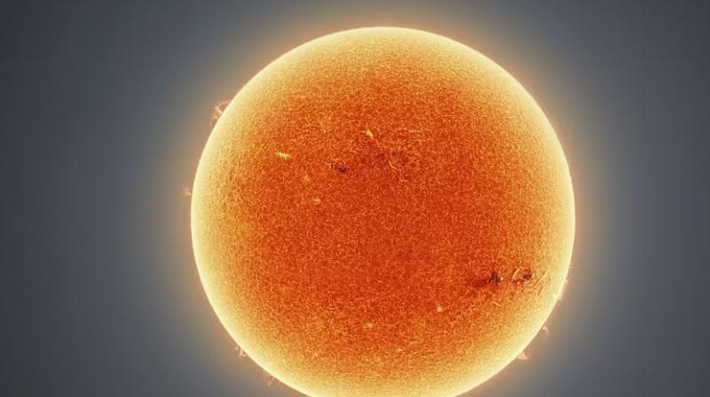 Astrophotographer snaps his 'clearest ever photo of the SUN