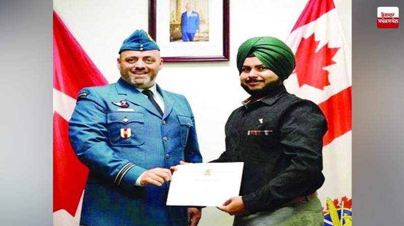 Punjabi Sikh youth enlisted in Canadian army