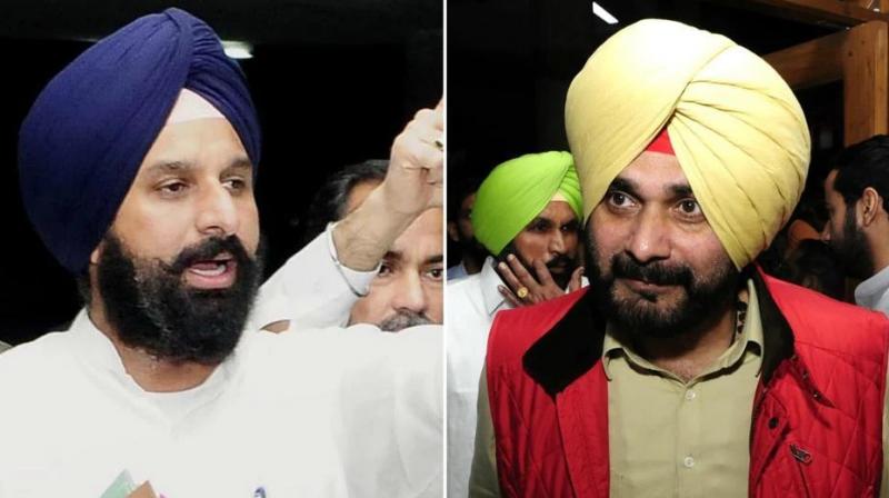 Bikram Majithiya, Navjot Sidhu Bikram Majithiya, Navjot Sidhu
