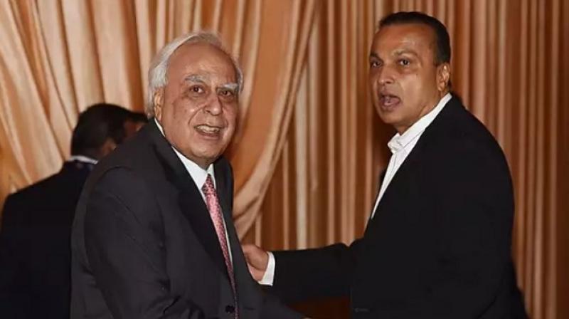 Kapil Sibal and Anil Ambani Kapil Sibal and Anil Ambani
